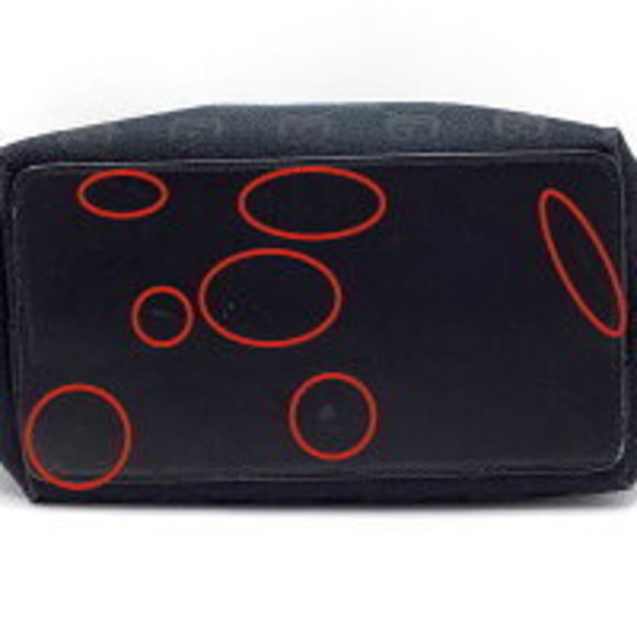 GUCCI GG canvas tote bag black handbag mini - Picture 16 of 16